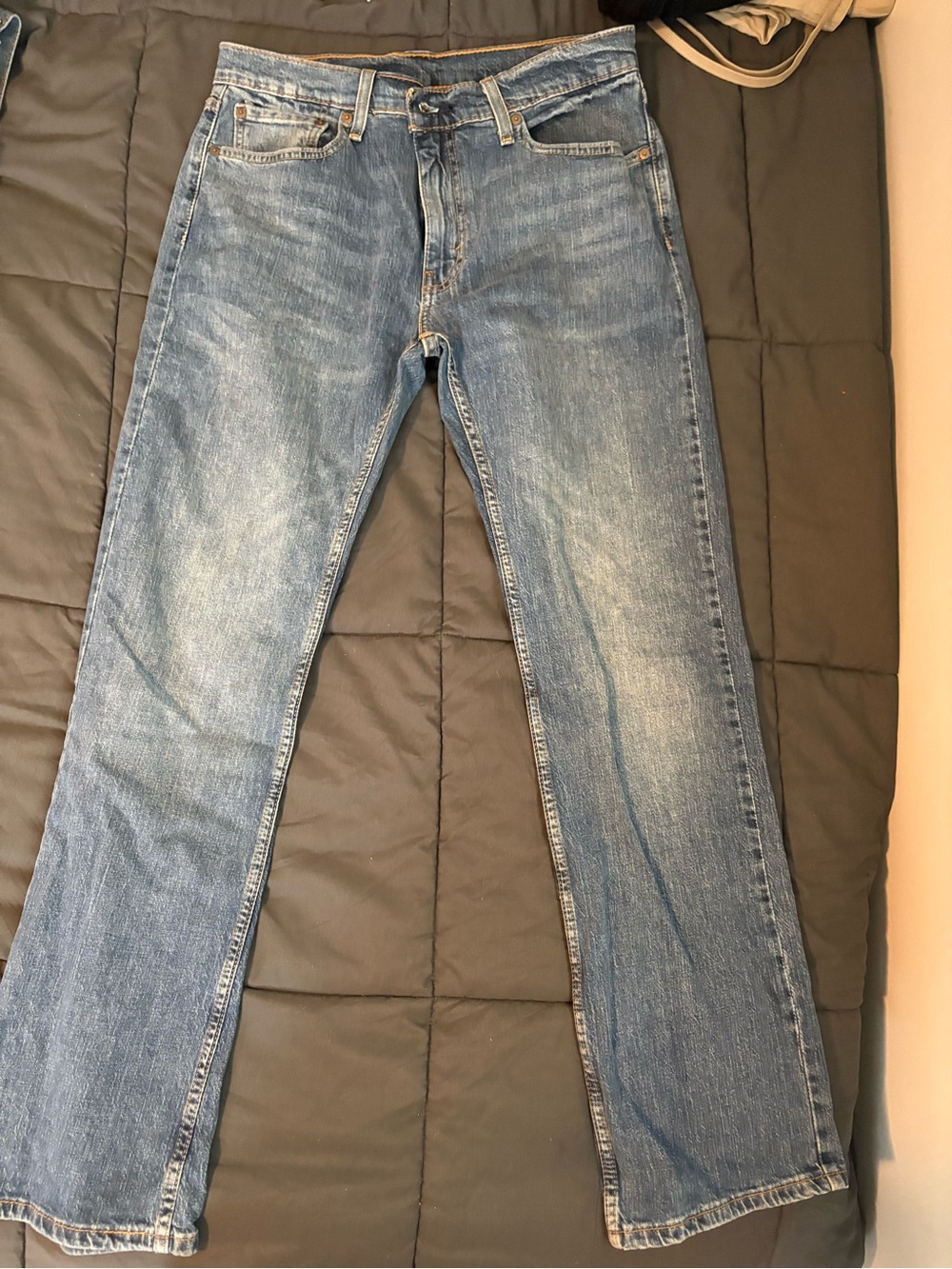 Levi's Men's Bootcut Jeans in Light Blue Wash